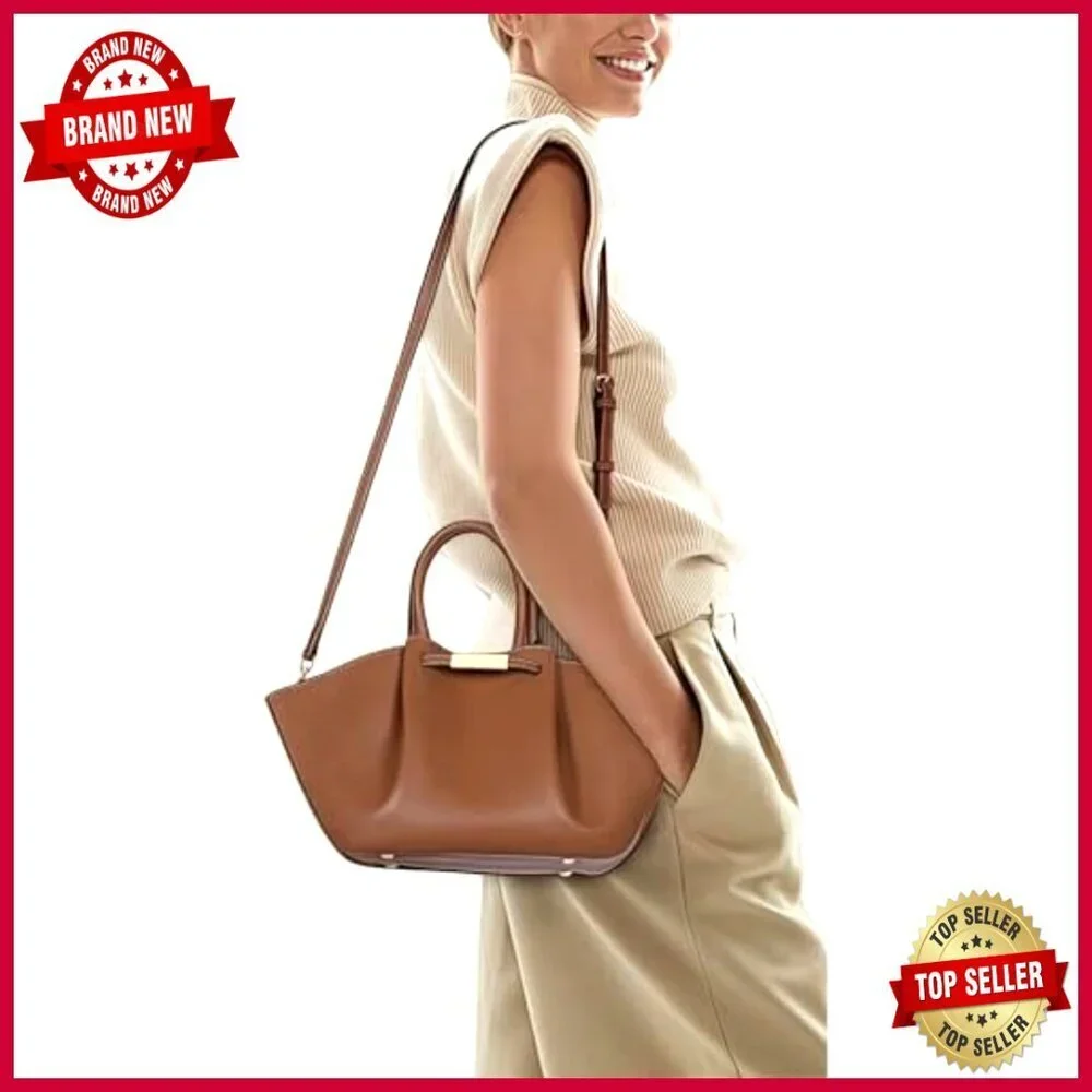 Large Vegan Leather Tote Bag Top Handle Shoulder Purse Daily Use
